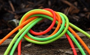Fluorescent Round elastic shock cord